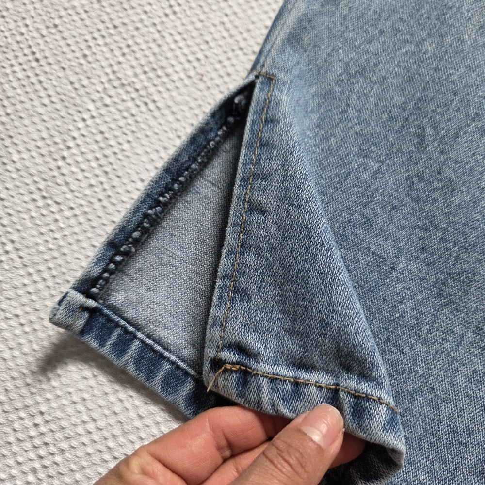 MORPHIN Denim Jeans - Light Blue Wash - Picture 3 of 5